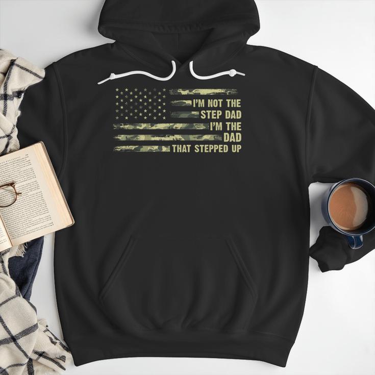 I'm Not The Step Dad I'm The Dad That Stepped Up Camouflage Men Hoodie