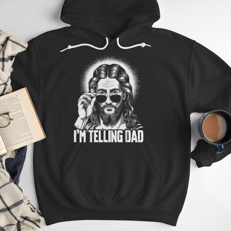 I'm Telling Dad Jesus Men Hoodie I'm Telling Dad Jesus Men Hoodie