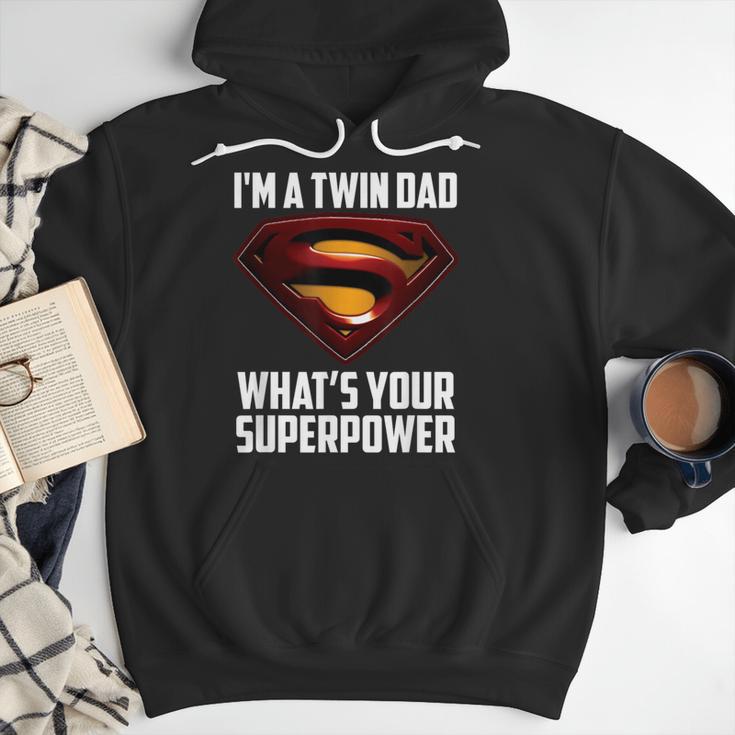 I'm A Twin DAD-What's Your Superpower Men Hoodie