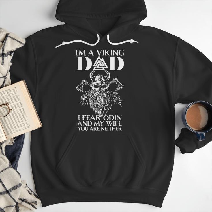 I'm A Viking Dad I Fear Odin And My Wife Viking Men Hoodie