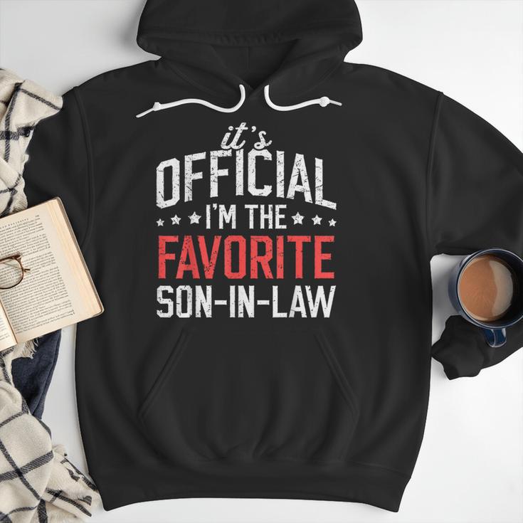 It's Official I'm The Favorite Son-In-Law Dad Father Men Hoodie