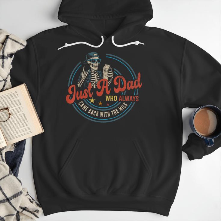 Just a Dad Who Always Came Back With The Milk Father's Day Men Hoodie