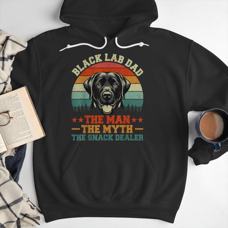 Labrador Retriever Dad Black Lab Dad Men Hoodie