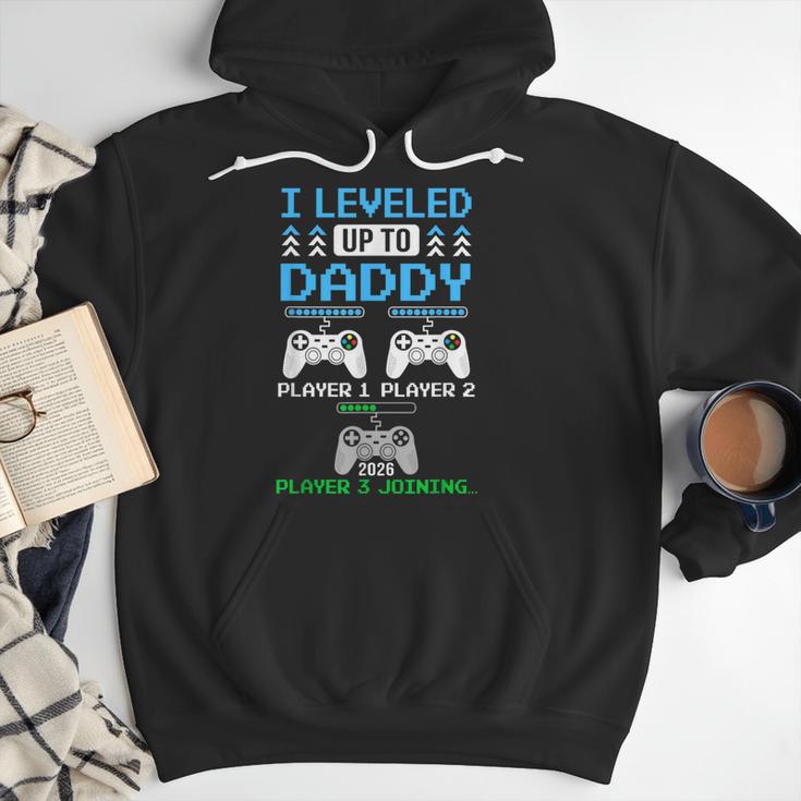 Leveled Up To Daddy Again Gamer Dad Est 2026 Men Hoodie