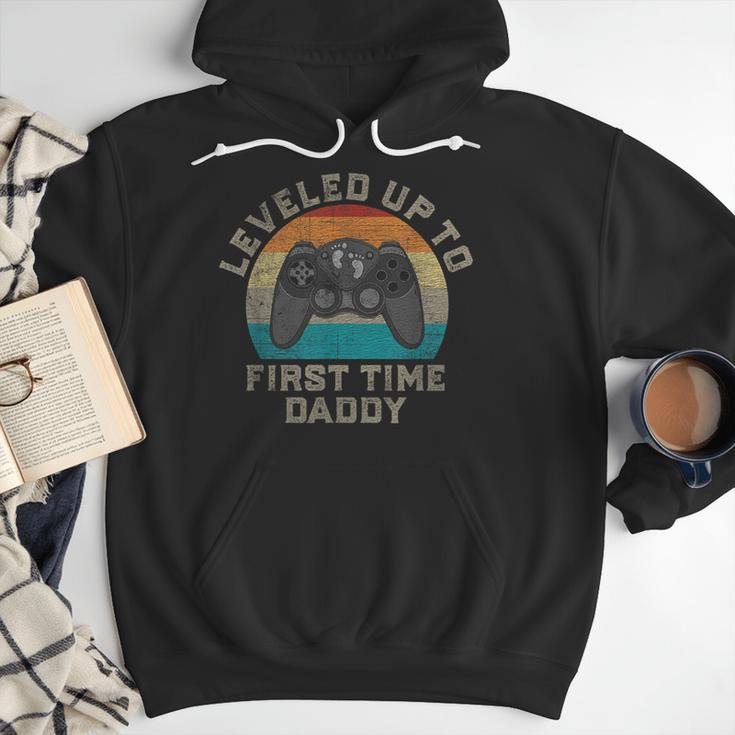 I Leveled Up To First Time Daddy Soon To Be Dad Men Hoodie