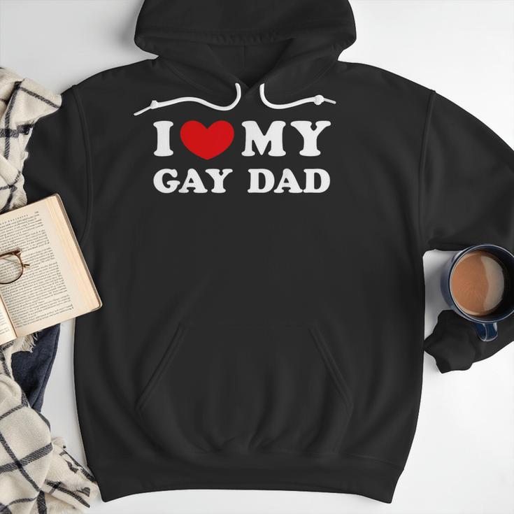 I Love My Gay Dad I Heart My Gay Dad Men Hoodie