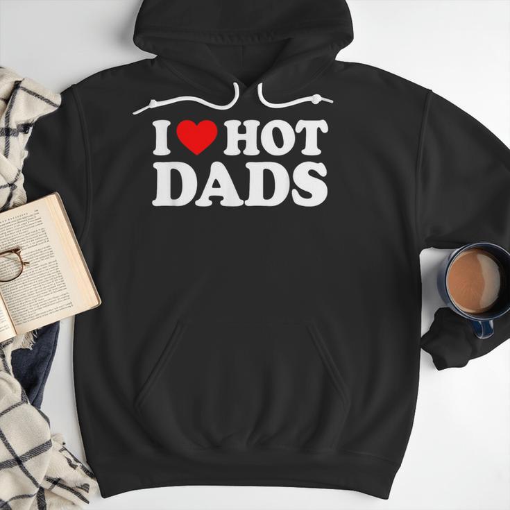 I Love I Heart Hot Dads Shirt Men Hoodie