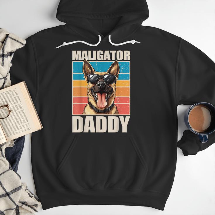 Malinois Dad Maligator Daddy Belgian Malinois Men Hoodie