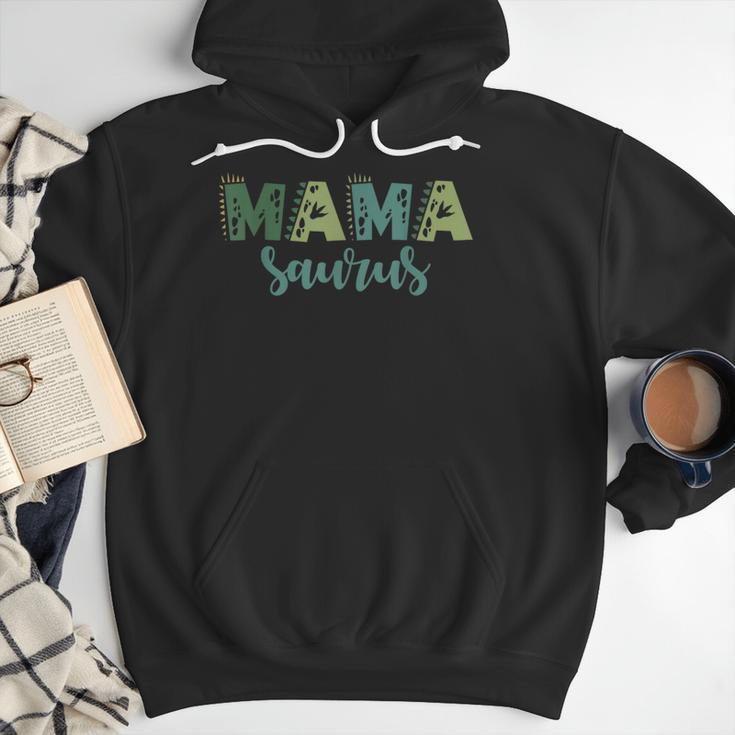 Mama Saurus Dinosaur Birthday Mom Dad Birthday Boy T-Rex Men Hoodie