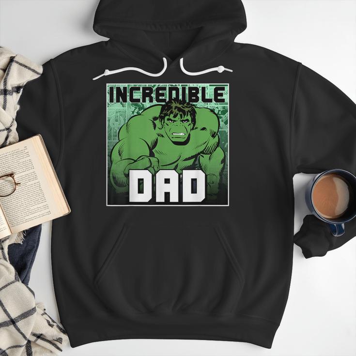 Marvel Comics Avengers Father's Day Hulk Incredible Dad Men Hoodie