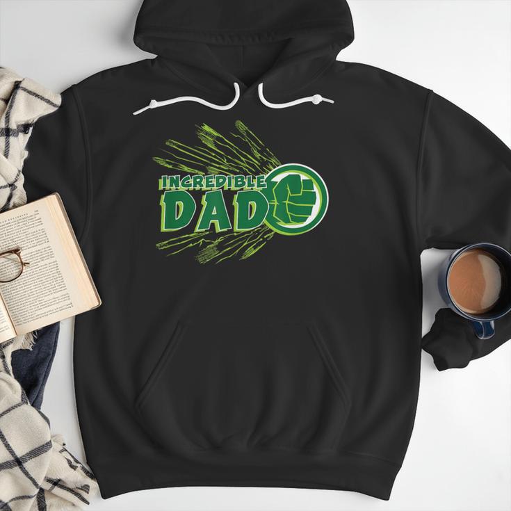 Marvel Hulk Incredible Dad Family Trip Vacation Father's Day Men Hoodie
