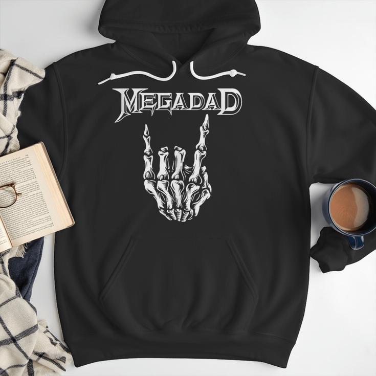 Megadad Retro 90s Hard Rock Band Heavy Metal Father's Day Men Hoodie