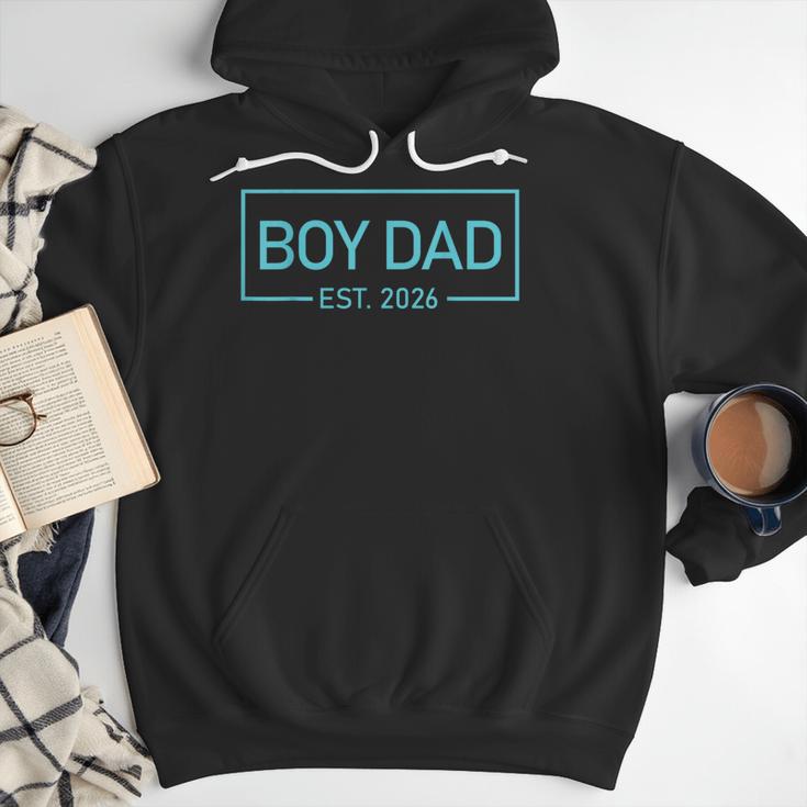 Men Boy Dad Est 2026 Newborn Daddy Father Baby Boy Son Men Hoodie