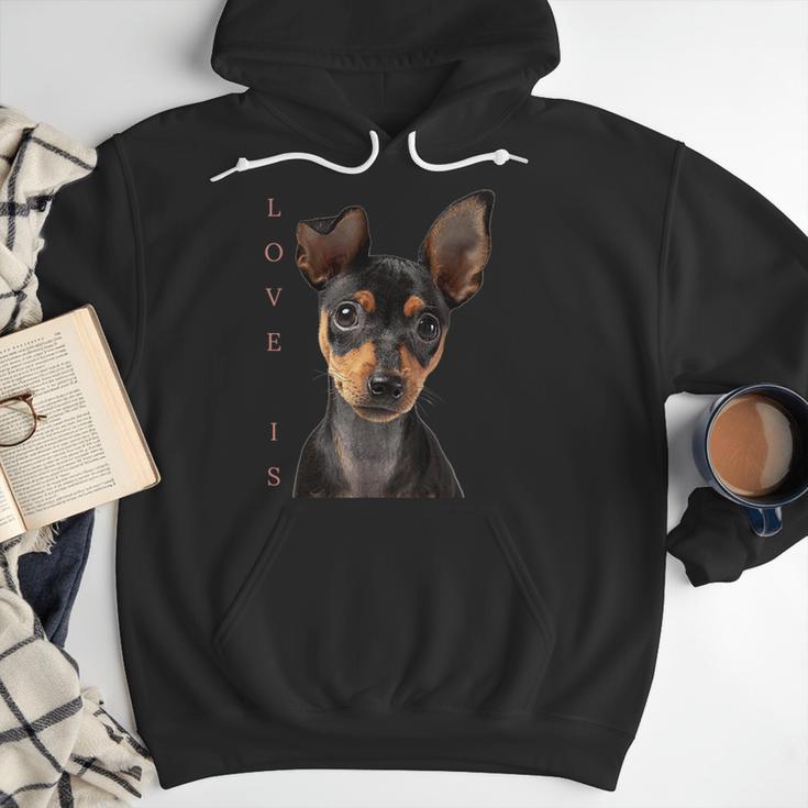 Miniature Pinscher Shirt Dog Mom Dad Tshirt Love Puppy Pet Men Hoodie