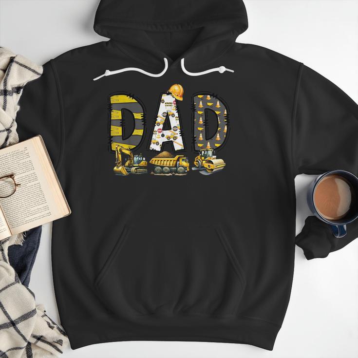 Mom And Dad Construction Birthday Boys Toddler Kids Family Men Hoodie