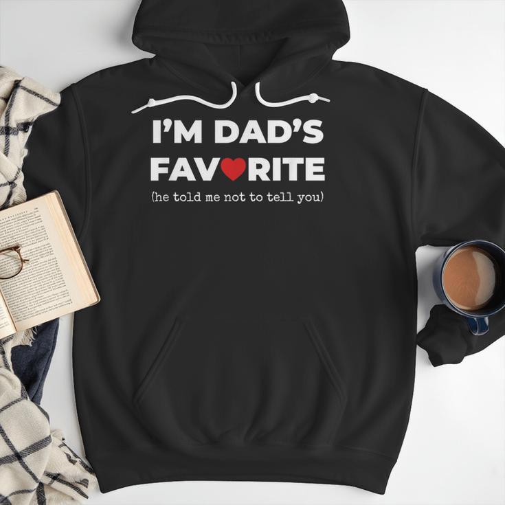 Moms Favorite Son Daughter I'm Dad's Favorite Men Hoodie