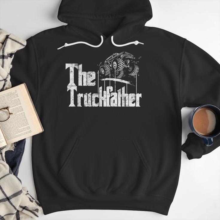 Monster Truck Jam Truckfather Dad Father UTE Pickup Men Hoodie