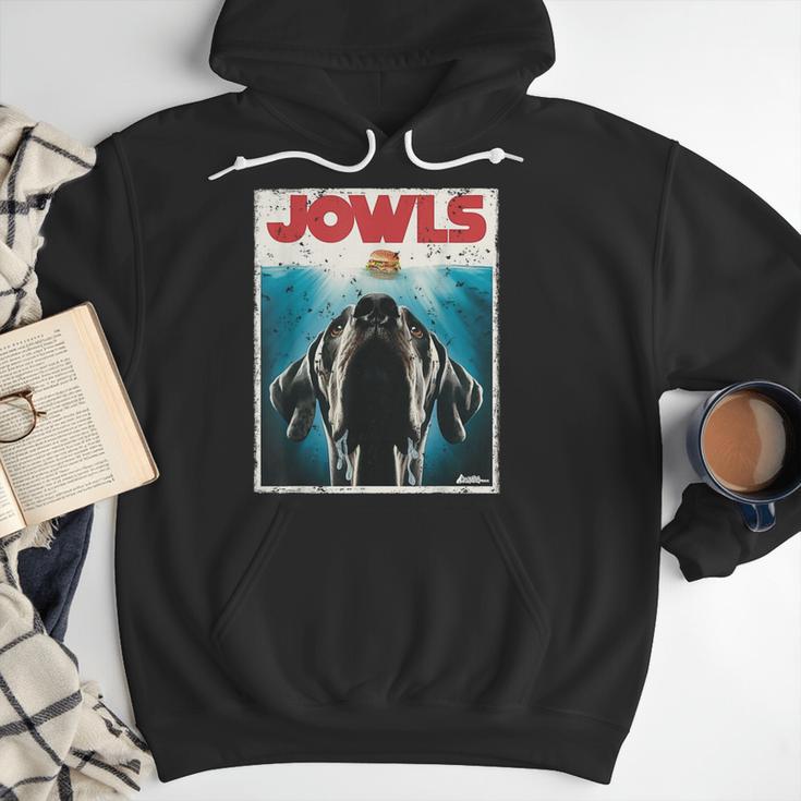 MonsterMuttz Great Dane Jowls Paws Top Drooling Dog Mom Dog Dad Men Hoodie