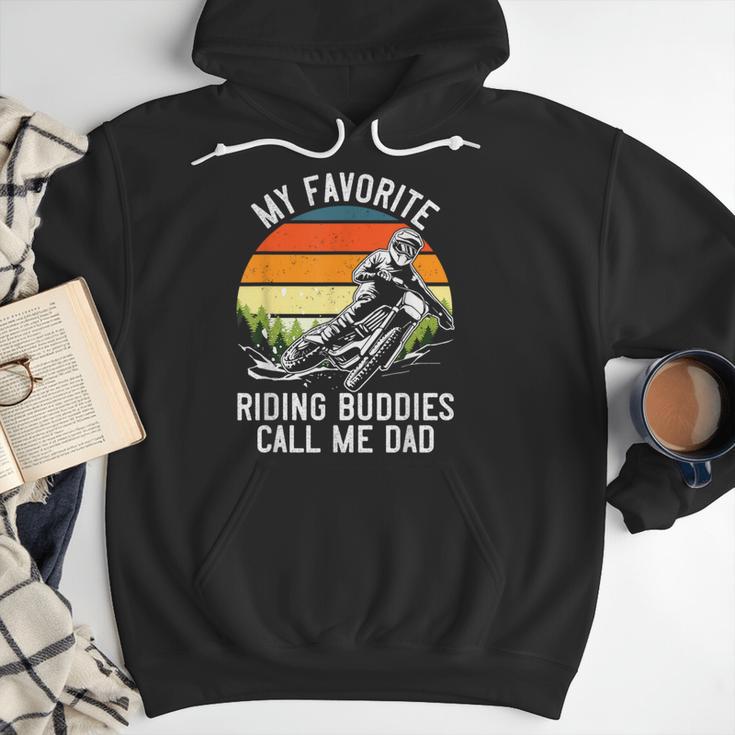 Motorcycle Dad Dirt Bike Shirt Motocross Riding Buddies Men Hoodie