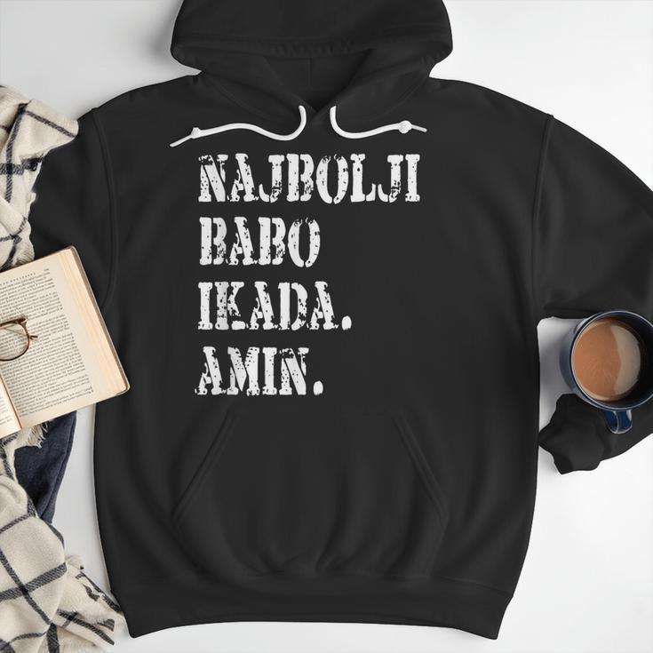 Najbolji Babo Ikad Bosnian Dad Men Hoodie