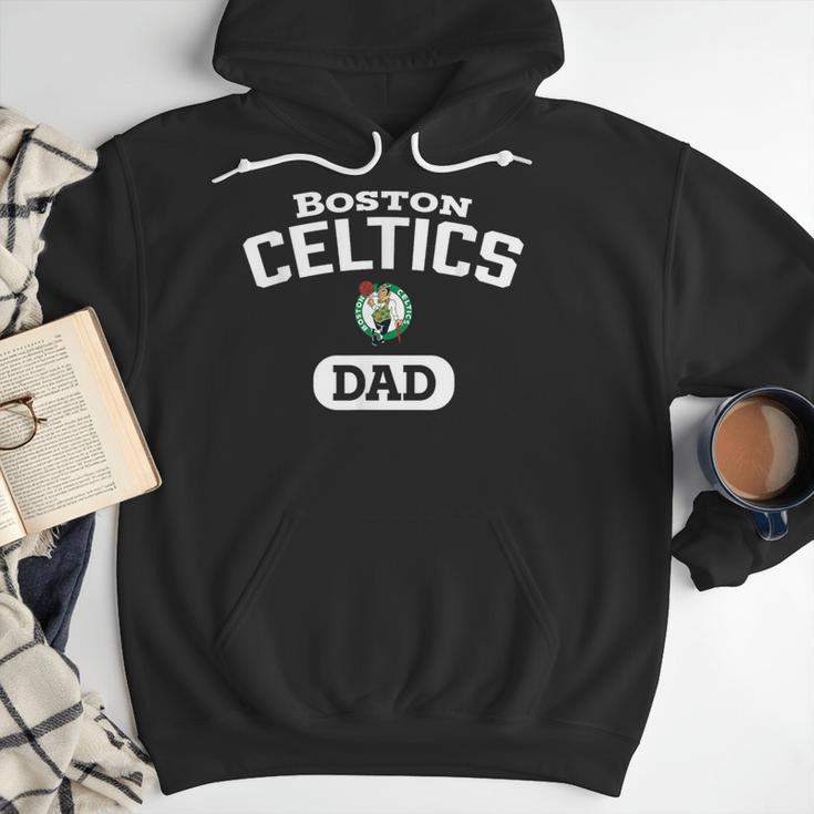 NBA Boston Celtics Dad Arched Team Logo Men Hoodie