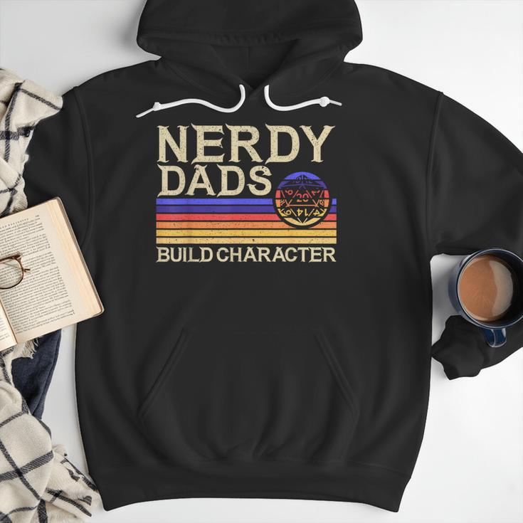 Nerdy Dad RPG Gaming D20 Tabletop Games RPG Gamer Men Hoodie