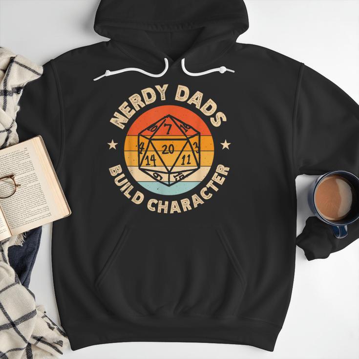 Nerdy Dads Build Character Men Hoodie Nerdy Dads Build Character Men Hoodie