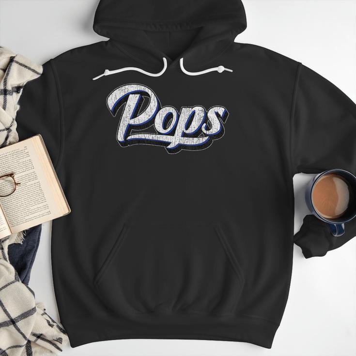 New Grandpa For Dad Called Pops Men Hoodie