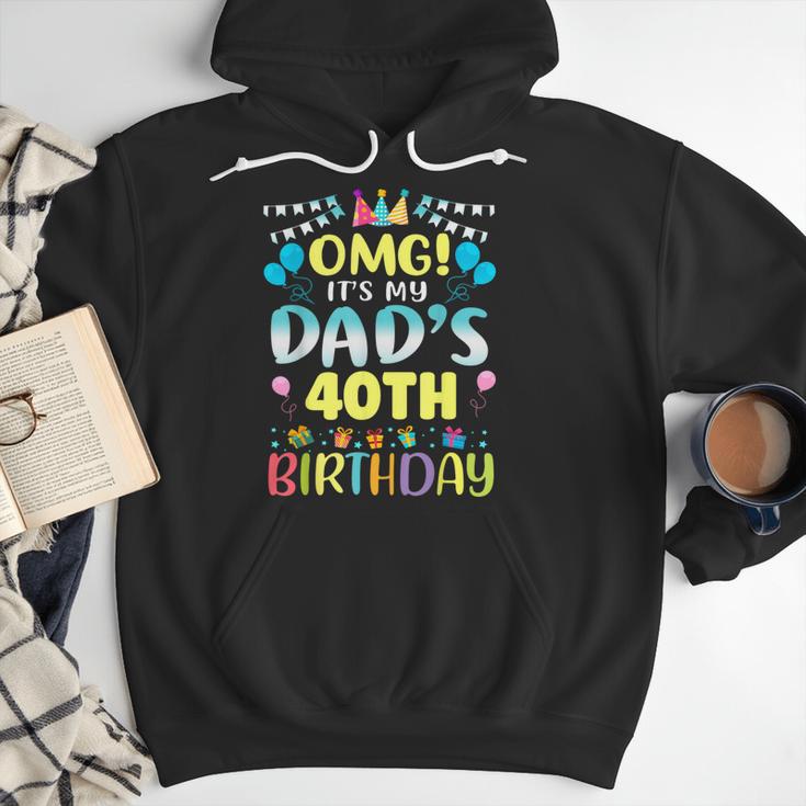 OMG It's My Dad's 40th Birthday Sweet 40 Years Old Men Hoodie