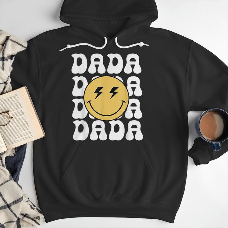 One Happy Family Birthday Matching Apparel Dada One Happy Dude Birthday Theme Family Matching Adult Child Short Sleeve Crew Neck Classic Fit Polyester 50 Cotton 50 Men Hoodie