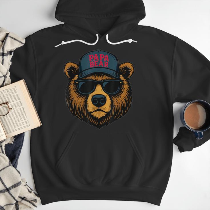 Papa Bear Father's Day Great Dad Joke Men Hoodie