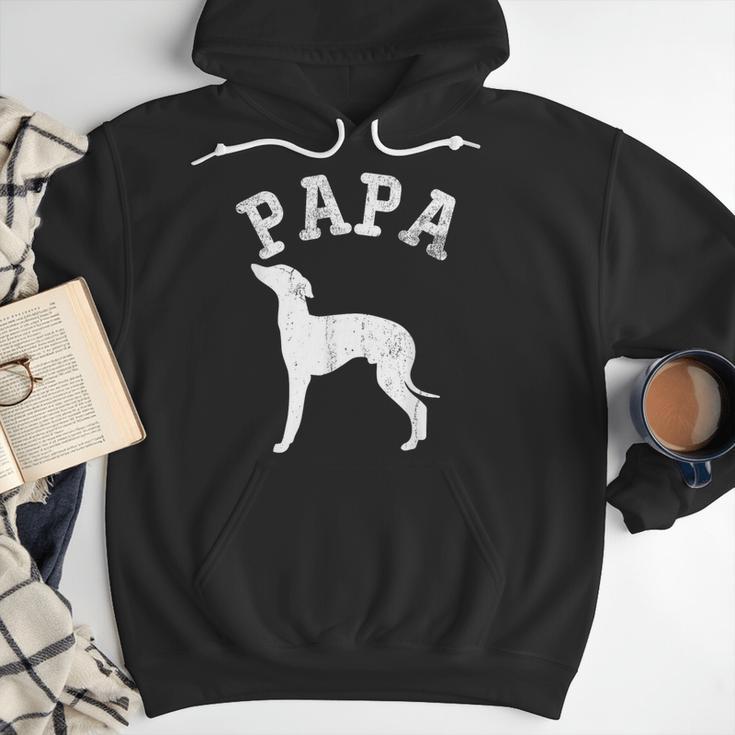 Papa ITALIAN GREYHOUND For Dad Men Hoodie