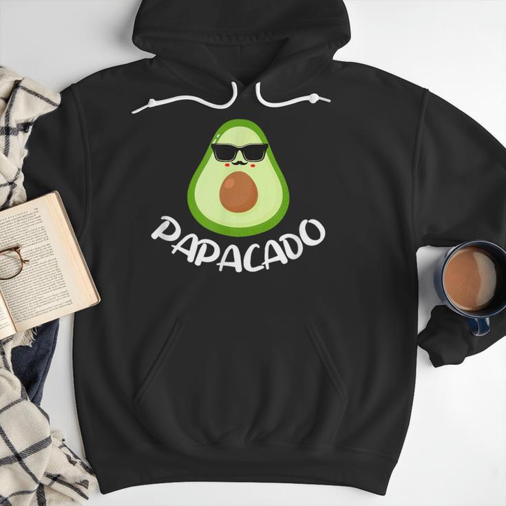 Papacado Avocado Dad Daddy Father's Day Men Hoodie