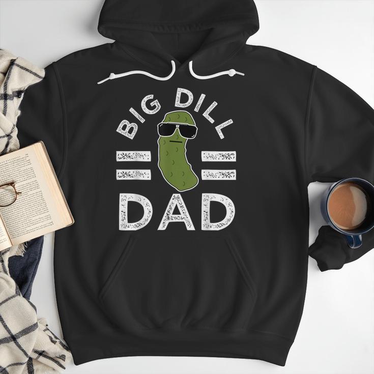 Pickle Pun Big Dill Dad Saying Dad Joke Father Humor Men Hoodie