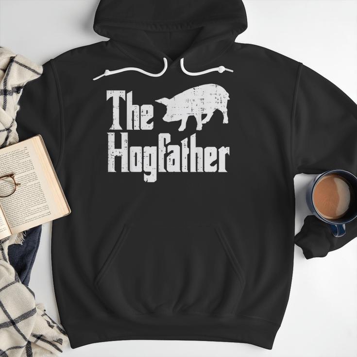 Pig The Hogfather Hog Dad Fathers Day Parody Papa Men Men Hoodie