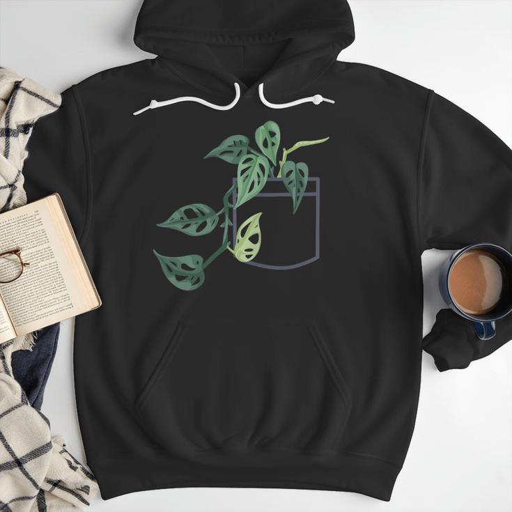 Plant Dad Plant Mom Grow Monstera Adansonii Urban Gardener Men Hoodie