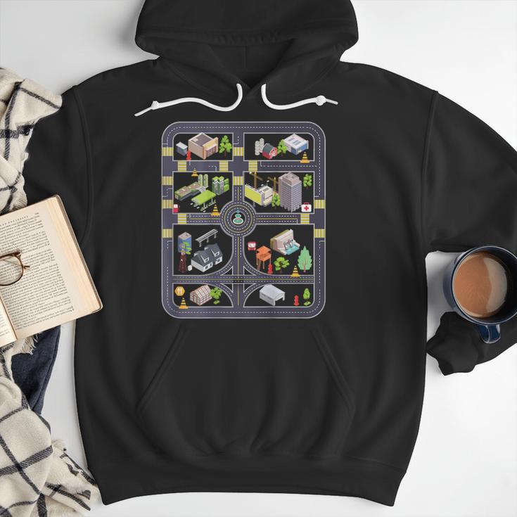 Play Cars On Dad's Back Mom's Back City Map BACK PRINT ONLY Men Hoodie Play Cars On Dad's Back Mom's Back City Map BACK PRINT ONLY Men Hoodie