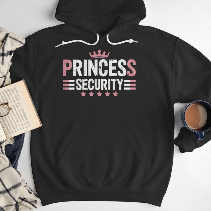 Princess Security Boys Big Brother Vintage Birthday Dad Mom Men Hoodie
