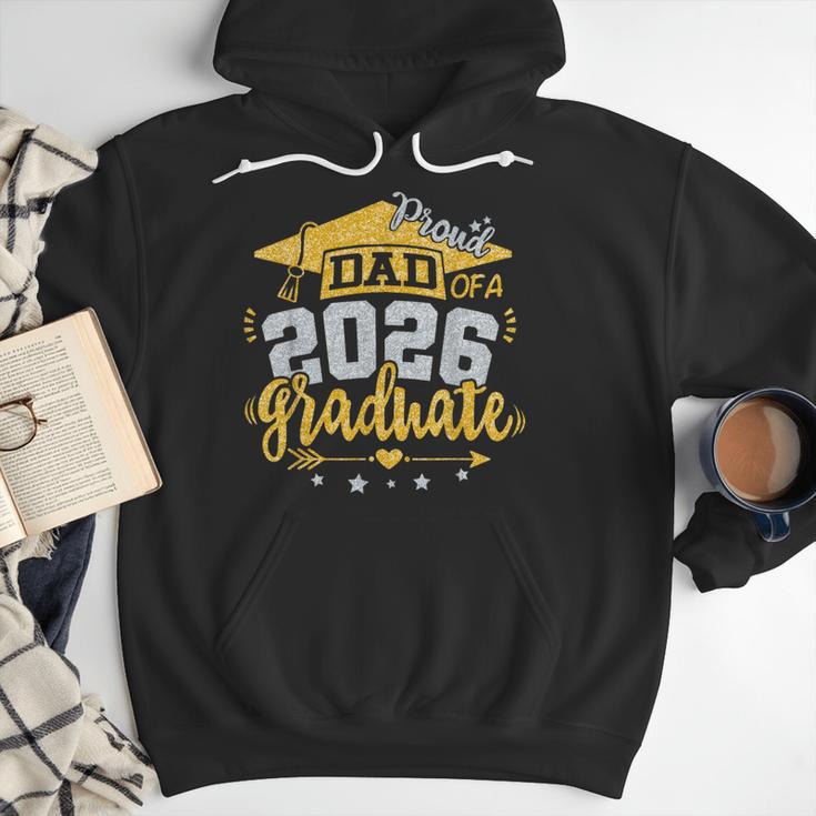 Proud Dad Of A 2026 Graduate Grad Senior Graduation Father Men Hoodie