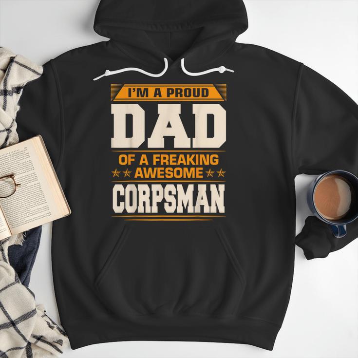 Proud Dad Of Awesome Corpsman Father's Day Men Hoodie