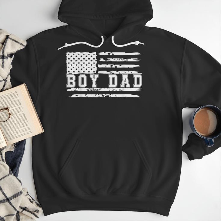 Proud Dad Of Boy Father Of Boys For Dad Xmas Fathers Day Men Hoodie