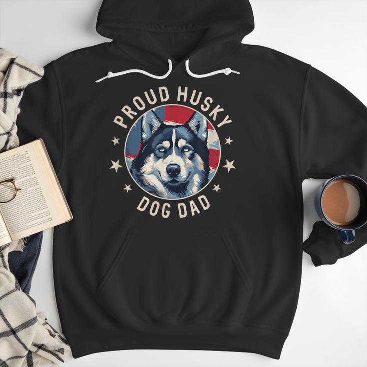 Proud Husky Dad American Flag Patriotic Husky Dad Men Hoodie Proud Husky Dad American Flag Patriotic Husky Dad Men Hoodie