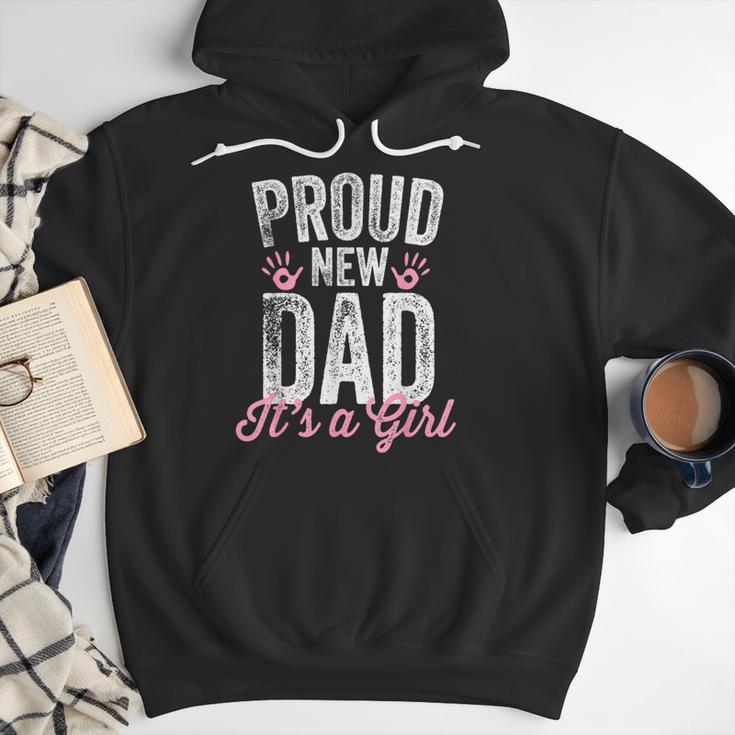 Proud New Dad It's A Girl Father To Be Soon To Be Dad Men Hoodie