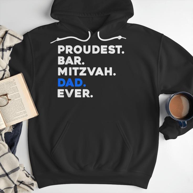 PROUDEST BAR MITZVAH DAD EVER Jewish BOY Celebration Men Hoodie PROUDEST BAR MITZVAH DAD EVER Jewish BOY Celebration Men Hoodie