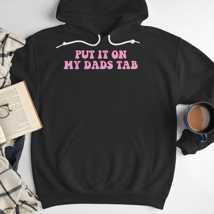 Put It On My Dads Tab Men Hoodie