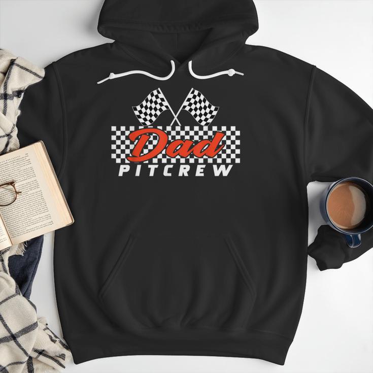 Race Car Birthday Party Racing Family Dad Pit Crew Men Hoodie