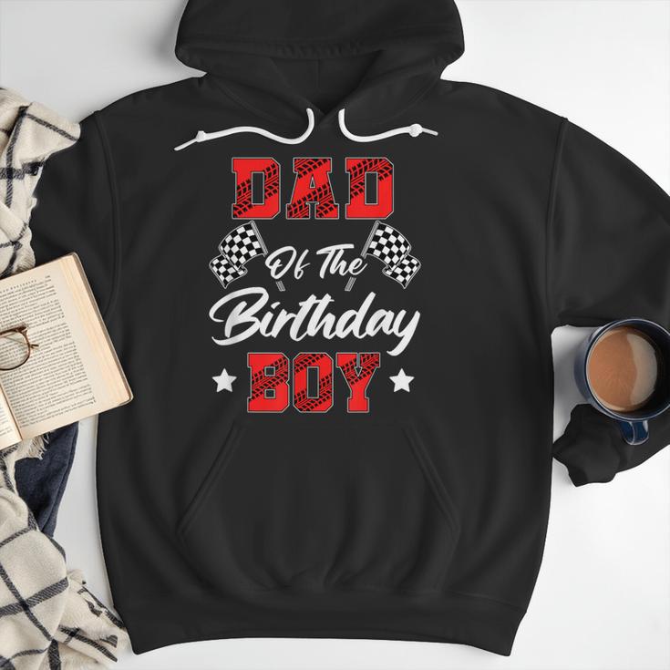 Race Car Dad Of The Birthday Boy Racing Family Pit Crew Men Hoodie