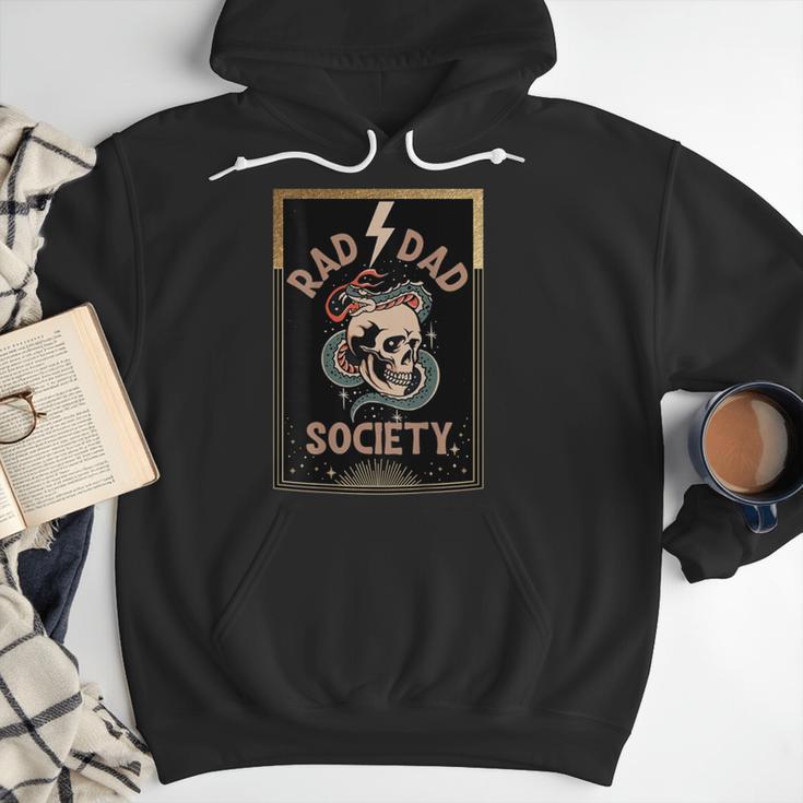 Rad Dad Society Cool Dad Club Dad Life Tee Fathers Day Men Hoodie