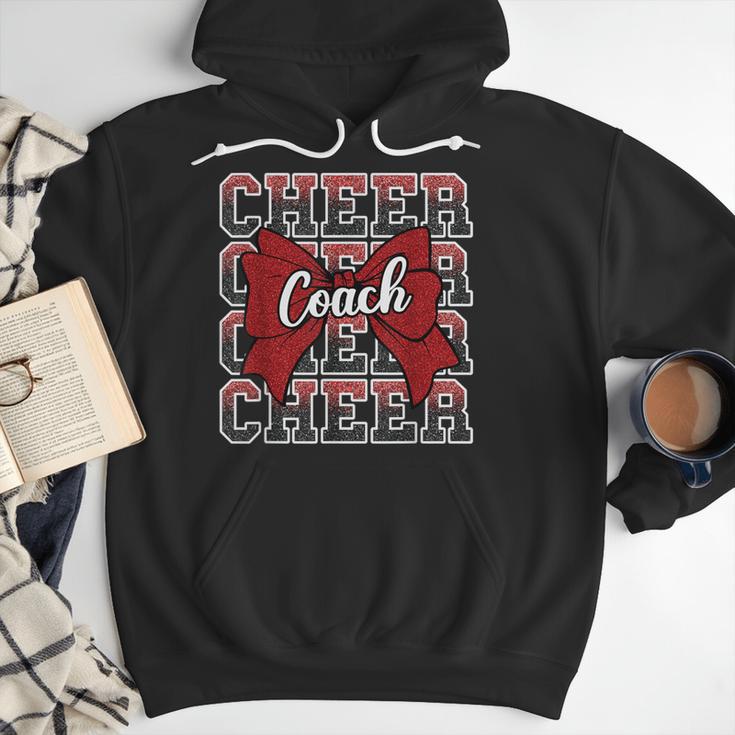Red Sport Loud Proud Cheer Coach Dad Father's Day Men Hoodie