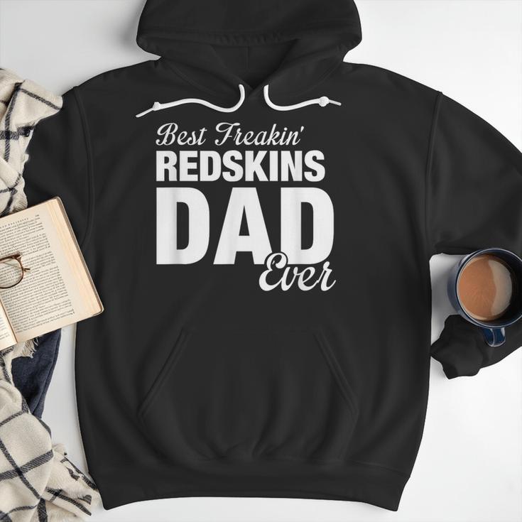 Redskins Goshen Best Freakin' Dad Ever HS Men Hoodie Redskins Goshen Best Freakin' Dad Ever HS Men Hoodie